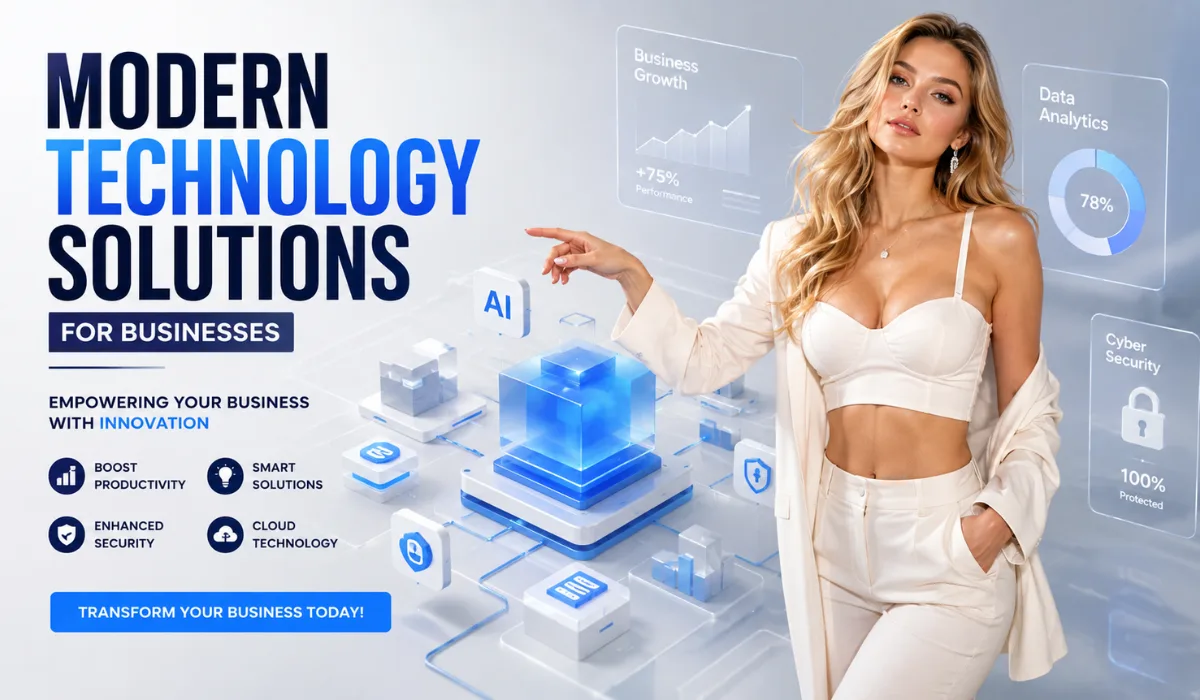 Modern Technology Solutions For Businesses: Businesses Growth And Productivity